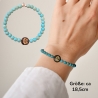 Perlenarmband Lotus