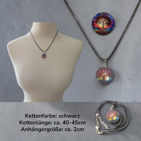 Schmuckset mit Motivstein