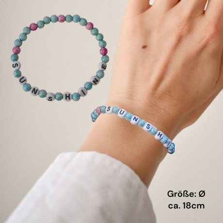 Perlenarmband SUNSHINE