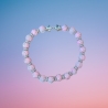 Perlenarmband Rosa