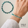 Perlenarmband Türkis