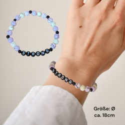 Perlenarmband STRONG