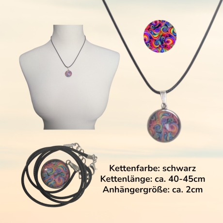Schmuckset mit Motivstein