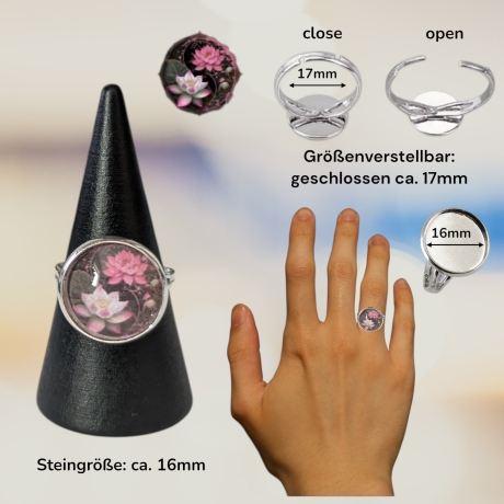 Schmuckset mit Motivstein