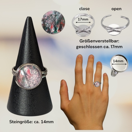 Schmuckset mit Motivstein