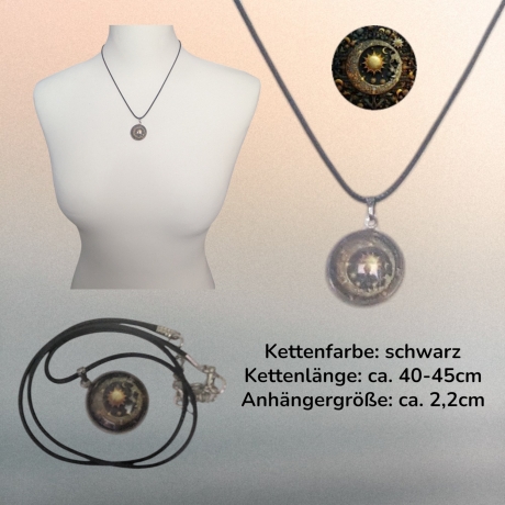 Schmuckset mit Motivstein