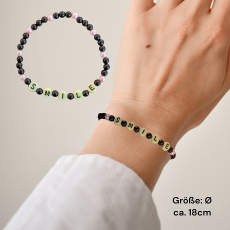 Perlenarmband SMILE