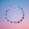 Perlenarmband Lila