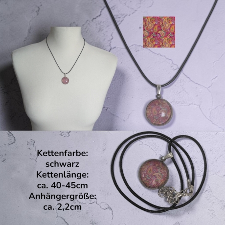 Schmuckset mit Motivstein