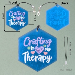 Anhänger Crafting is my Therapy