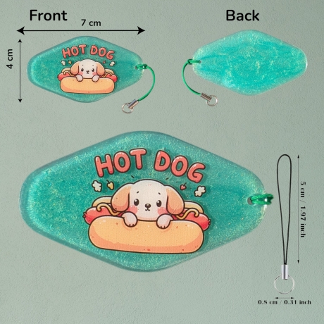 Anhänger Hot Dog