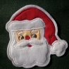 Applikation/Aufnäher Nikolaus, Weihnachtsmann