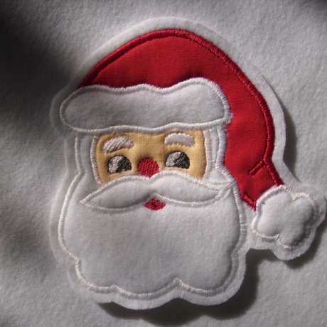 Applikation/Aufnäher Nikolaus, Weihnachtsmann