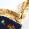 Nikolausstiefel klein in blau-beige genäht von Hobbyhaus