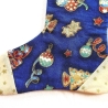 Nikolausstiefel klein in blau-beige genäht von Hobbyhaus