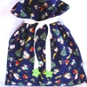 Nikolaussäckchen in blau mit Kindermotiven von Hobbyhaus