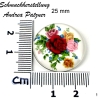 Cabochon Blumen, Pfauenfeder, Schneeflocke