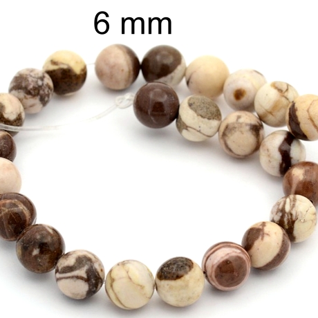 Perlen, Perle, australischer Achat ca 6 mm