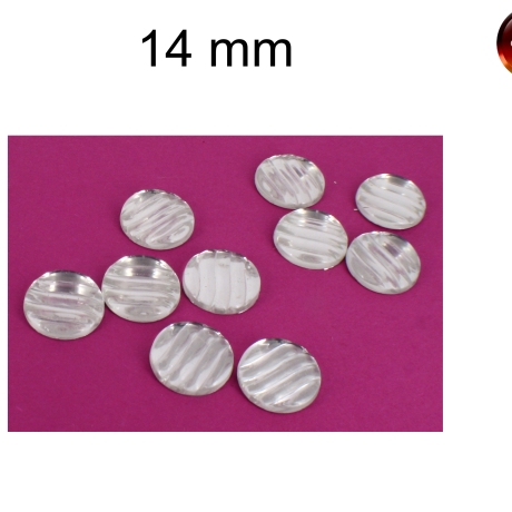 Acryl Cabochon Chatons crystal ca. 14 mm
