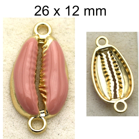 Verbinder Kauri-Muschel ca. 26 mm