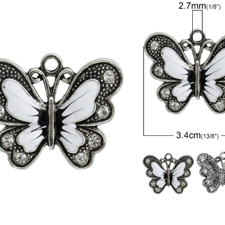 Anhänger Schmetterling ca. 21x13 mm