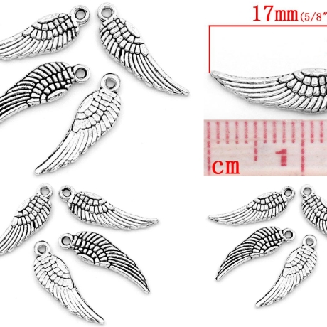 Anhänger Flügel 17x5 mm