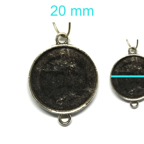 Anhänger Cabochonträger für 20 mm Cabochon