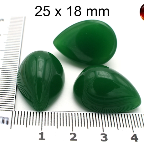 Vintage Cabochon ca. 25x18 mm