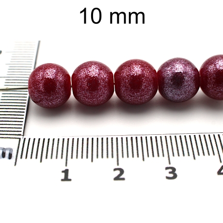 Perlen, Glitzerperlen, ca. 10 mm