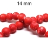 Perlen, Glas, gummierte Perlen ca. 14 mm