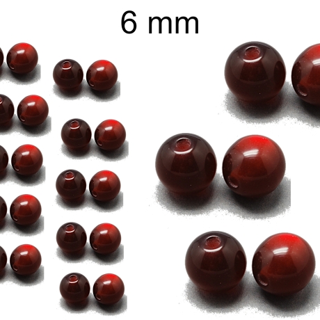 Perlen, Katzenaugenimitat ca. 6 mm