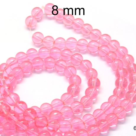 Perlen, rosa, ca. 8 mm