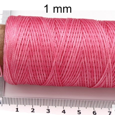 Wachsschnur rosa, ca. 1 mm