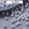 Perlen - ca. 4mm -  Acryl oder Glas