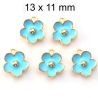 Anhänger - emalliert - Blume - Hase - Diamant