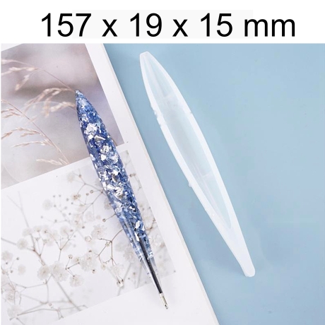 Gießform für Kugelschreiber - ca. 157x19x15mm 