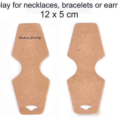 Display für Halsketten, Armbänder oder Ohrringe - ca. 12x5cm