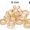 Perlen - böhmische Glasperlen - ca. 8 mm