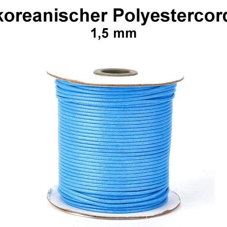 Polyestercord - ca. 1,5 mm - Fädelmaterial