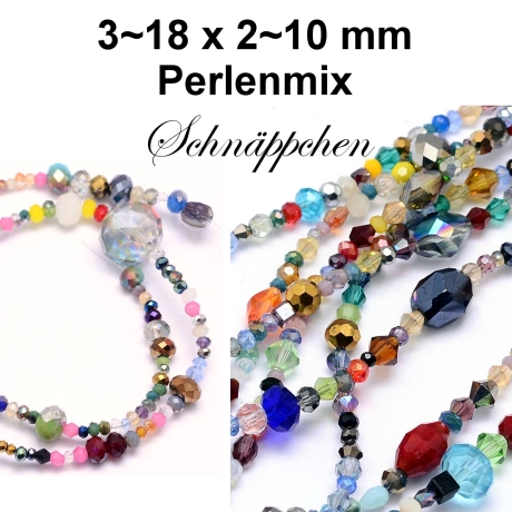 Perlenmix - Stranglänge ca. 40 cm