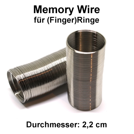 Memory Wire - Durchmesser 2,2 cm - Stärke 0,6 mm