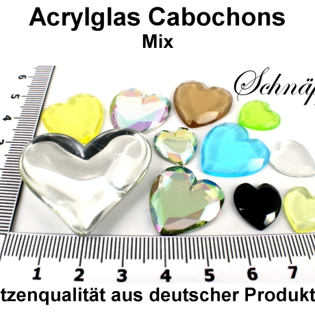 Cabochons Acrylglas Mix