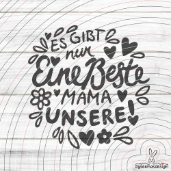 Beste Mama Plotterdatei SVG DXF