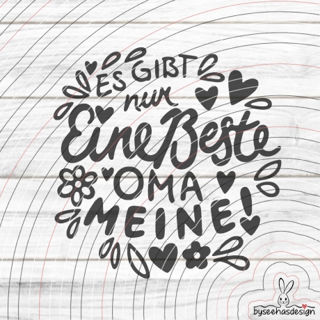 Beste Oma Plotterdatei SVG DXF 