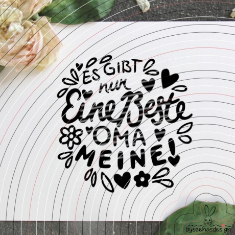 Beste Oma Plotterdatei SVG DXF 