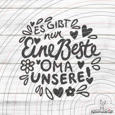 Beste Oma Plotterdatei SVG DXF