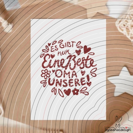 Beste Oma Plotterdatei SVG DXF