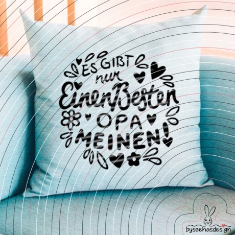 Bester Opa Plotterdatei SVG DXF 