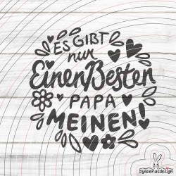 Nur einen besten Papa Plotterdatei SVG DXF 