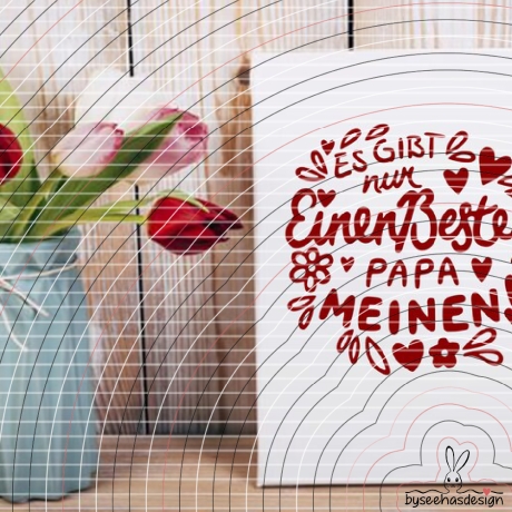 Nur einen besten Papa Plotterdatei SVG DXF 